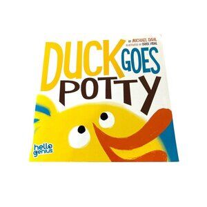 Duck Goes Potty Childrens Book by Michael Dahl Paperback 8x8 New